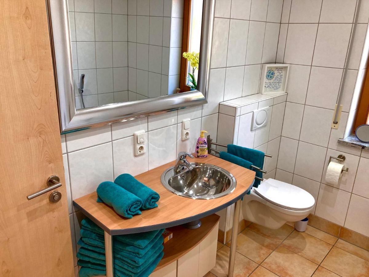 Ferienwohnung Gerne-Da Grossrinderfeld Bagian luar foto